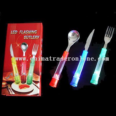 Flash stainless steel cutlery set